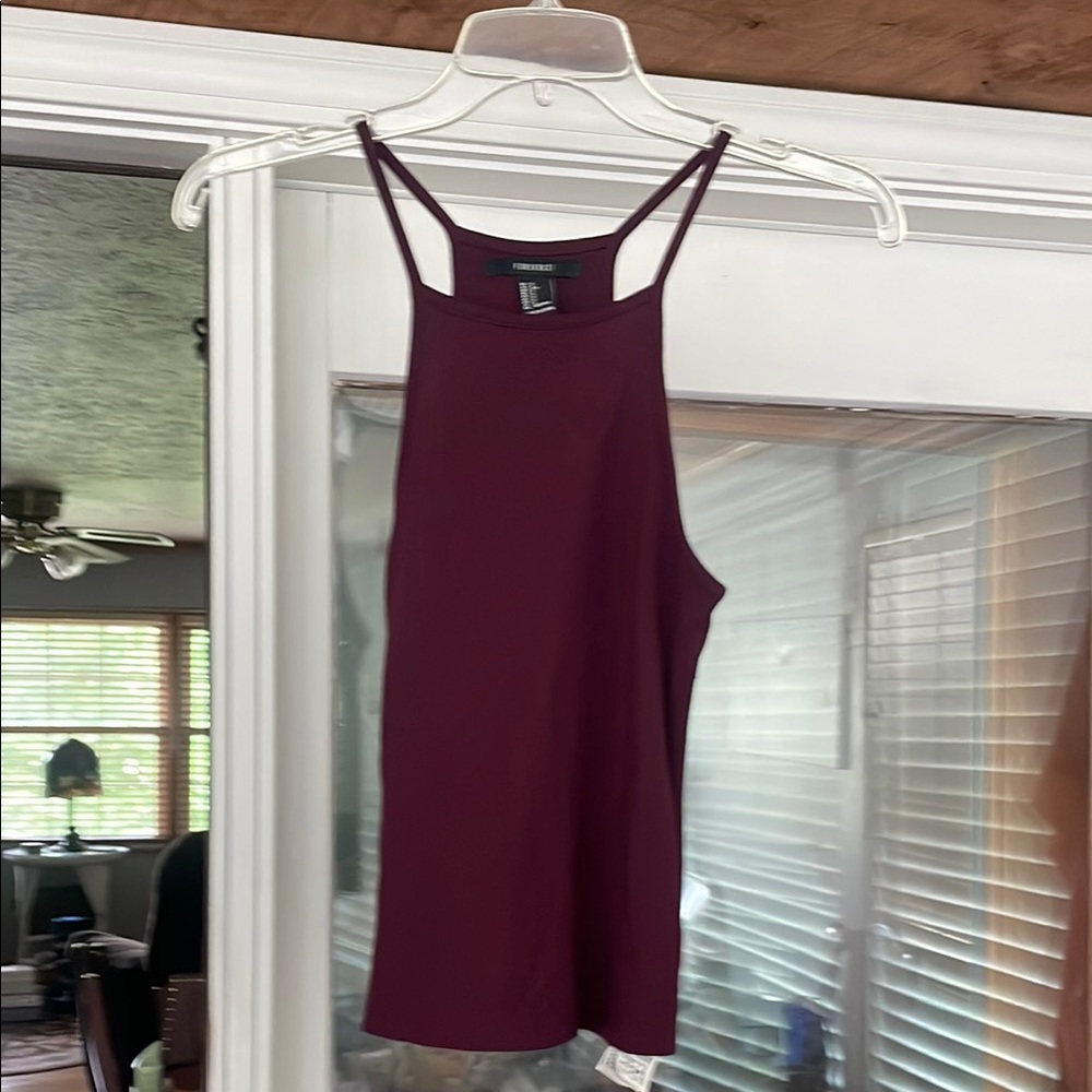 Forever 21 Maroon Tank Top